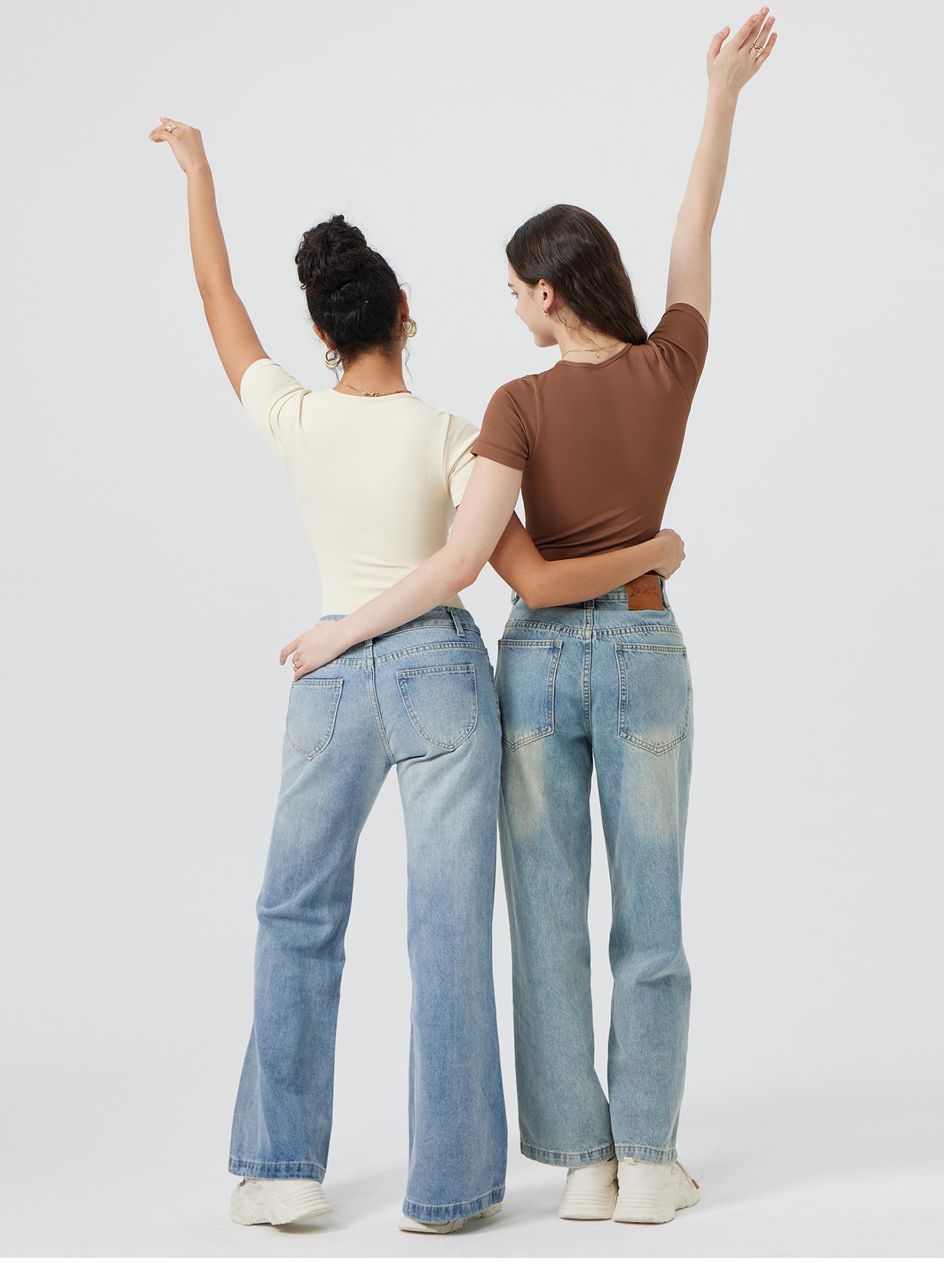 OQQ Women's 2 Piece Bodysuits Sexy Ribbed One Piece Short Sleeve Tops Bodysuits Trendy Comfortable SpringStatements