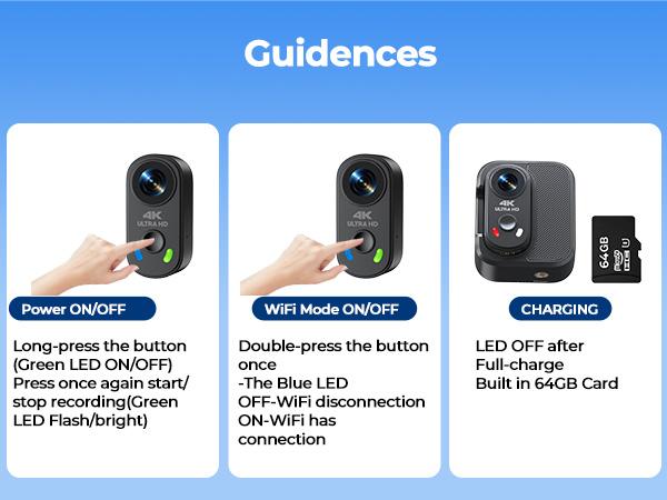 Mini POV Camera - Button Controls Guide