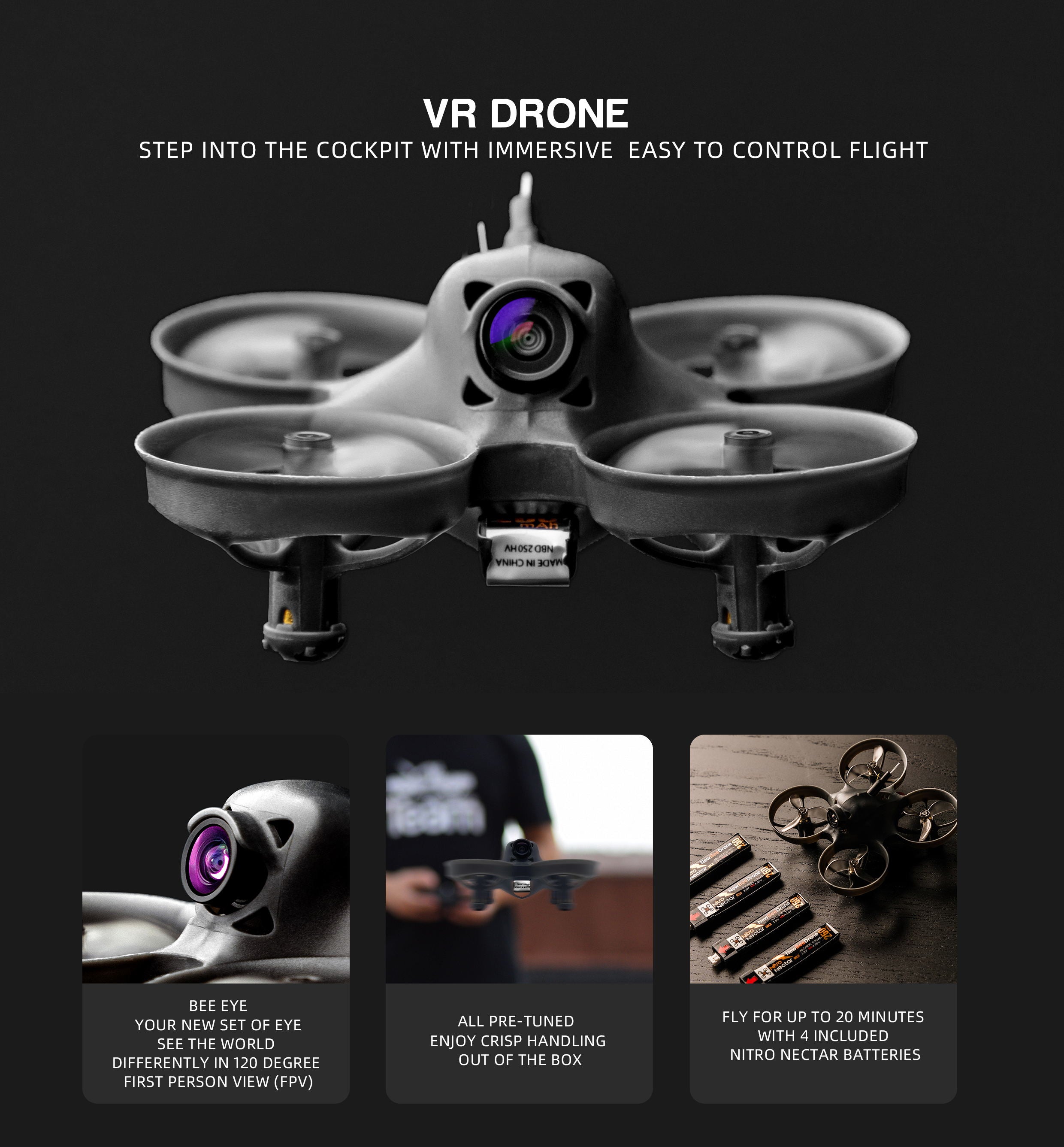NewBeeDrone VRDrone RTF Bundle Kit V2.5