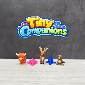 Mini Fidget Animals | Tiny Companions Articulated Pocket Pets