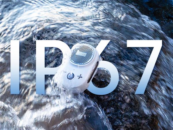 Divoom Itour-S Portable Mini Wearable Bluetooth Speaker with Big Audio Punchy Bass Clip-On Design IP67 Waterproof Dustproof 10 Hours Playtime for Home Travel Office and Outdoors