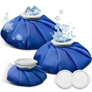 LMMAKE 1Pc Upgrade Ice Pack Injuries Reusable, Ice Bags Hot Water for Injuries, Soothe Pain and Stay Cool, Old School Style and Traditional Ice Packs, Versatile and Easy to Carry