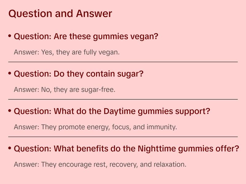 Day & Night Mushroom Adaptogen Duo Healthcare Natural Dietary Edible