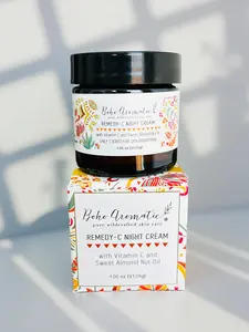 Remedy-C Night Cream | Overnight Renewal Moisturizer with Vitamins C & A | Boho Aromatic