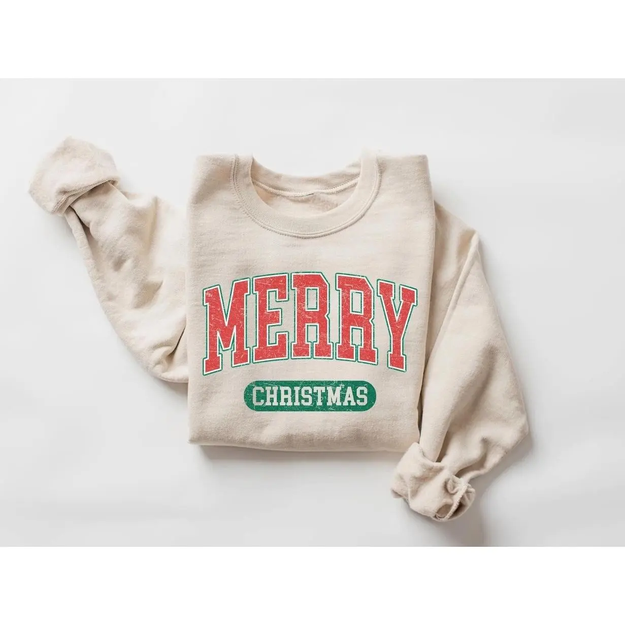 Retro Merry Christmas Sweatshirt, Holiday Crewneck Sweater, Vintage Christmas Family Shirt, Cute Winter Holiday Apparel, Cozy Christmas Gift for Women, Aesthetic Xmas Graphic Pullover, Festive Season Sweatshirt, Cute Holiday Gift for Women