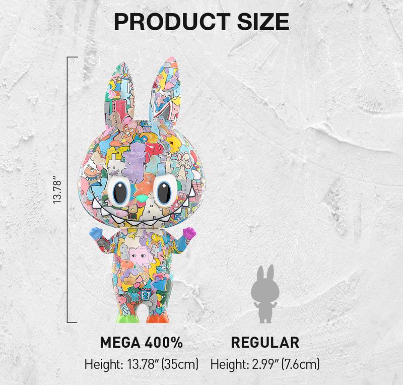 POP MART MEGA LABUBU 400% Tenth Anniversary