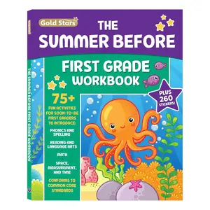 The Summer Before First Grade Workbook School Bridging Kindergarten to First Grade Ages 6 - 7: 75+ Activities, Phonics, Spelling, Reading, Language ... Measurement and Time (Gold Stars Series) Paperback – August 1, 2020