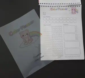 Color Planner and Coloring Sheet Protector Bundle
