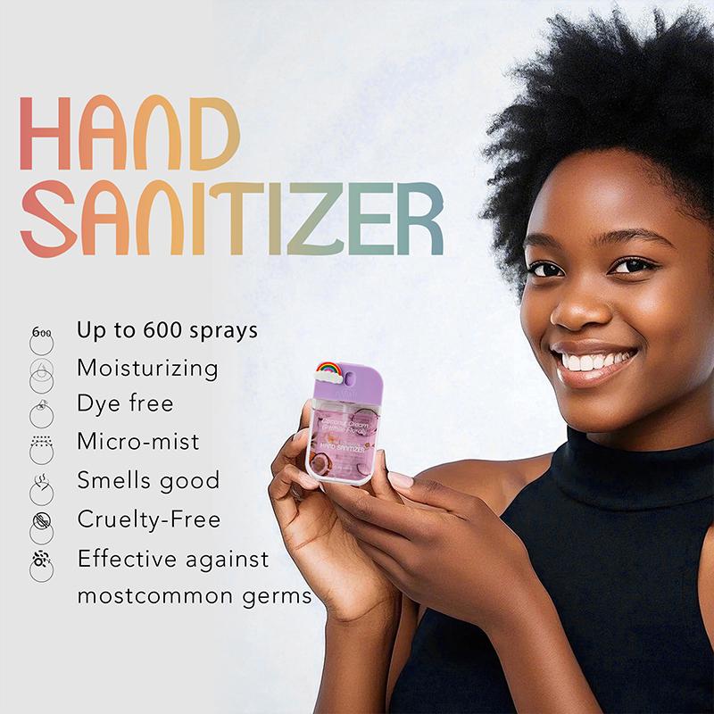 Wish Gift Box Set Power Mist Hydrating Hand Sanitizer Spray 1.5 fl oz Cute Portable Travel Size DIY Gift for Children Aroma Hygiene Products