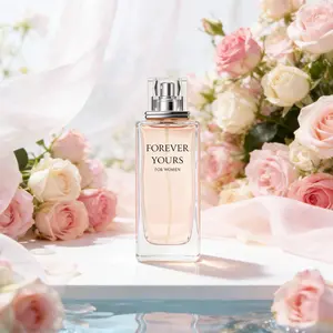 1PACK/3.38oz Women's Fruity Floral Perfume | Quince Lychee Sorbet & Peach Blossom Musk | Signature Scent for Her, Everyday Elegance, Refined Fragrance Choice