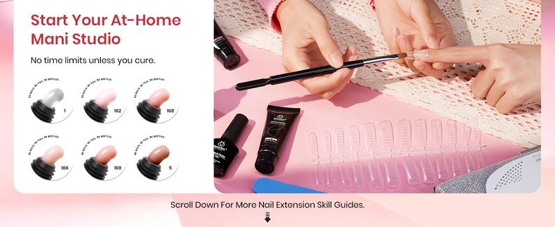 Beetles Poly Gel Nail Extension Kit, Manicure Starter Kit Professional DIY Nail Art Kit for Starter with UV Lamp Top Coat Base Gel, Gift for Women gift for girl, Nail Manicure at home, Beginner friendly Cutics Comfort #cozyvibes #effortlessbeauty