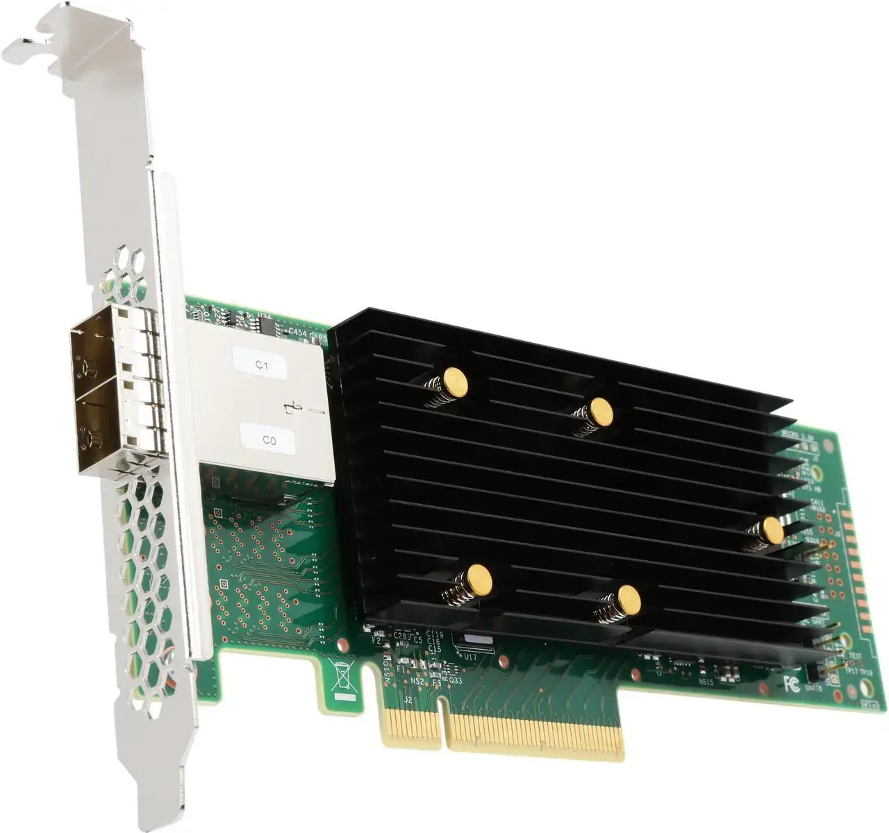 LSI SAS 9400-8e x8 lane PCI Express 3.1 SAS Tri-Mode Storage Adapter ...