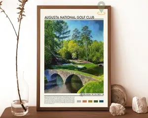 Augusta National Golf Print, Augusta National Golf Poster, Augusta National Golf Wall Art, Augusta National Golf Travel, Georgia poster