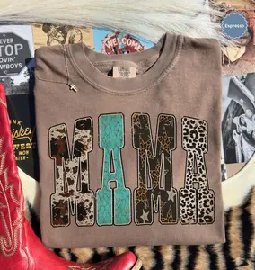 Western Mama Shirt Comfort Colors, Vintage Mama Shirt, Mom Graphic Tees, Country Mom Shirt Trendy Mom Tshirt New Mom Gift for Mom Tshirt