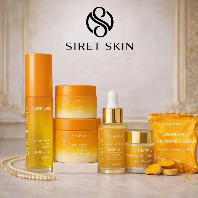 Turmeric Skincare Full set with Serum (6pcs)