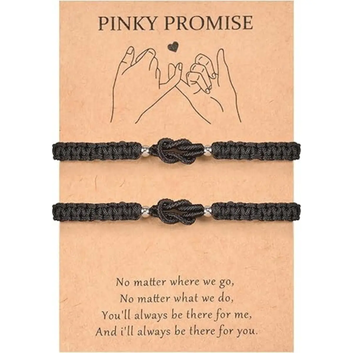 Matching Couples Bracelets – Long Distance Relationship Bracelet Set for Him & Her