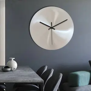 Azzurro | White Mediterranean Steel Luxury Wall Clock