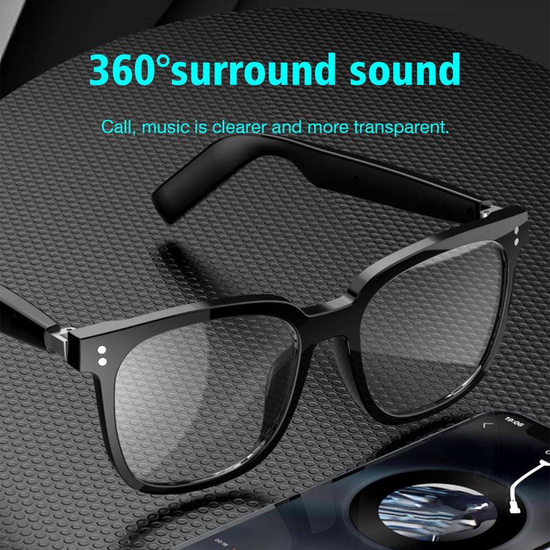 Unisex Multifunctional Smart Glasses – Wireless Communication, Music Streaming, High-Definition Lenses, Touch Control, iOS/Android Compatible