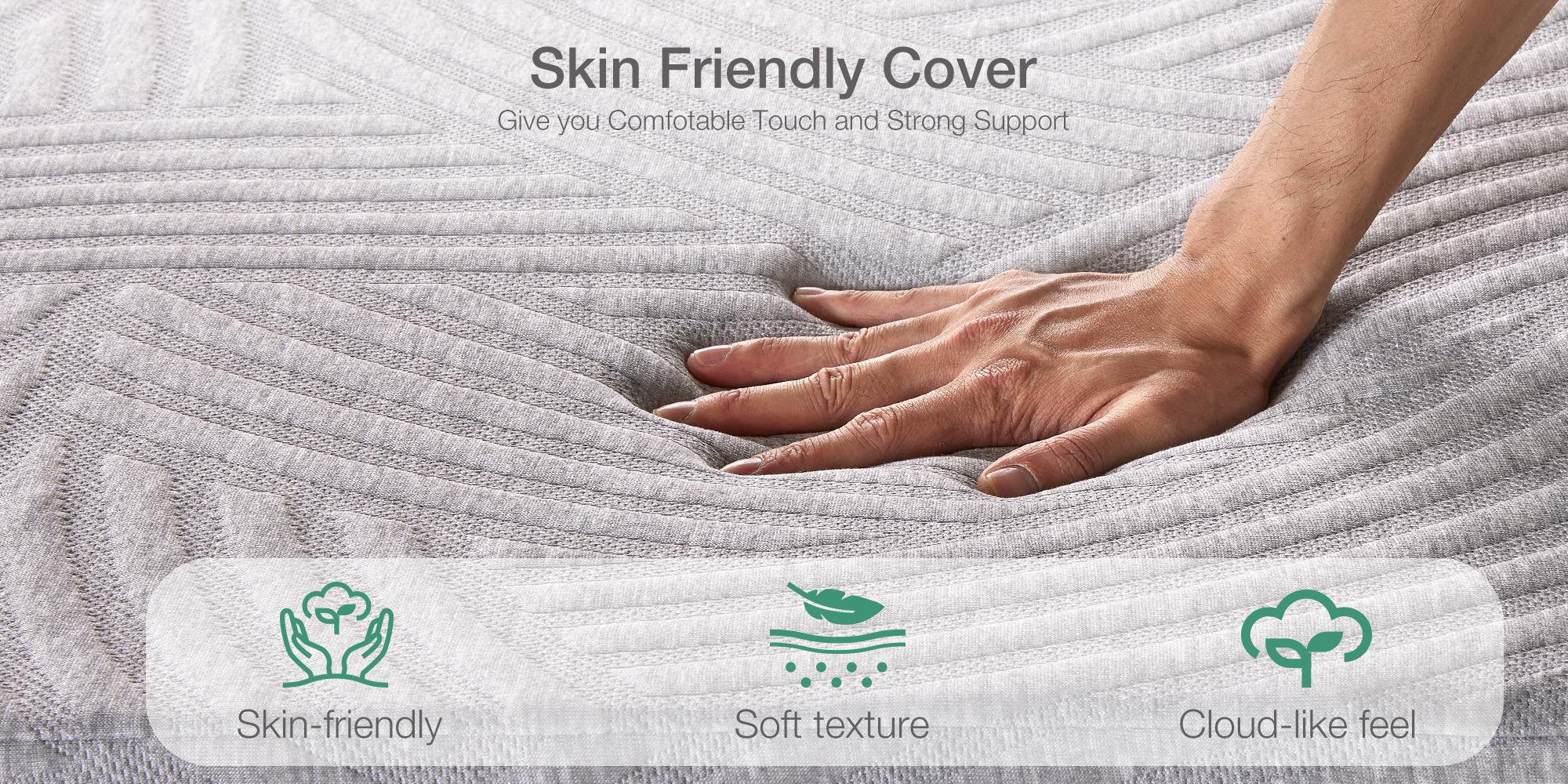 Novilla Memory Foam Mattress&Fiberglass-Free, Cooling Gel Infused Gel Mattress in a Box , Medium-Firm,  Washable Cover,10inch/12inch/14inch and Queen/King Size,TikTokShopfalldealsforyou ,Responsive, queen size mattress,TikTokShopBlackFriday