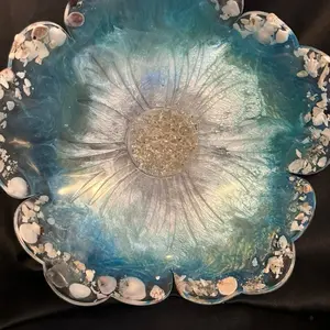 Seashell Ocean Resin Bowl