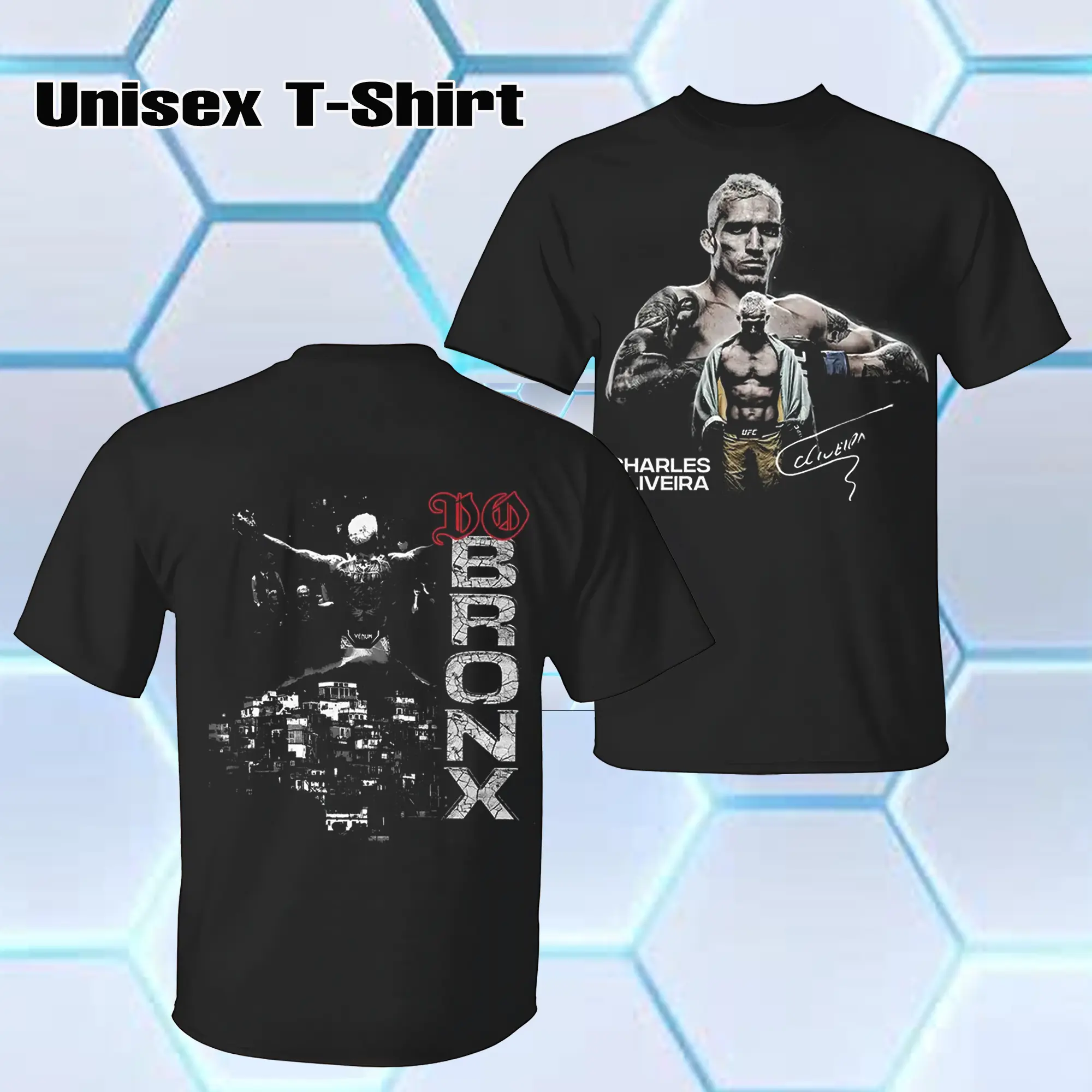 FC東京 2024 BLACKOUT オーセンティック D.OLIVEIRA UFC 2026 - Charles Oliveira “Do Bronx” World Champion , Oversize