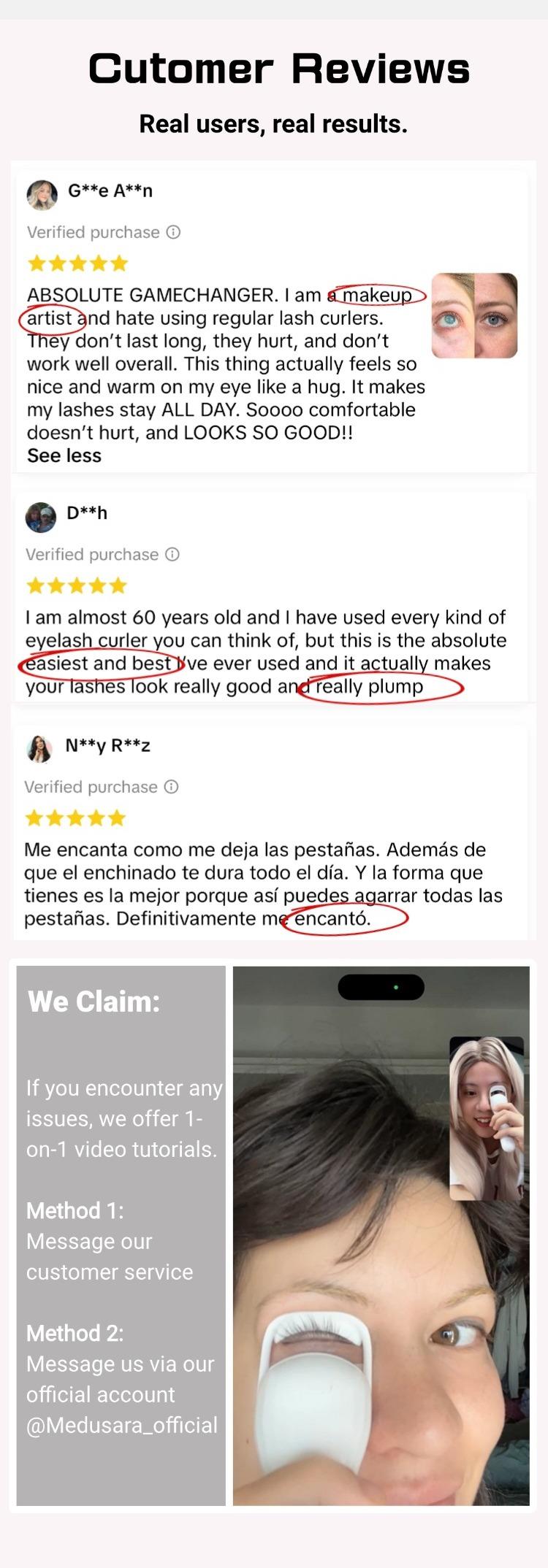 Quick 3 - Second Perfect Curls! Heated Eyelash Styler, Skin - Friendly Contact Temperature Below 120°F, 12 - Hour Non - Sagging Curls, Pink, White, Purple, Electric eyelash culer, Heated eyelash culer, Medusara Quick 3 - Second Perfect Curls! Heated Eyelash Styler, Skin - Friendly Contact Temperature Below 120°F, 12 - Hour Non - Sagging Curls, Pink, White, Purple, Electric eyelash culer, Heated eyelash culer, Medusara