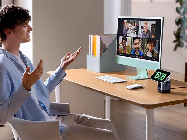 UGREEN Uno 2-in-1 Qi2 Magnetic 15W Fast Charging Wireless Charger, Foldable Charging Station, Compatible with iPhone 17/16, Airpods (No AC Adapter),  ,TikTokShopBlackFriday ,TikTokShopJumpstartSale