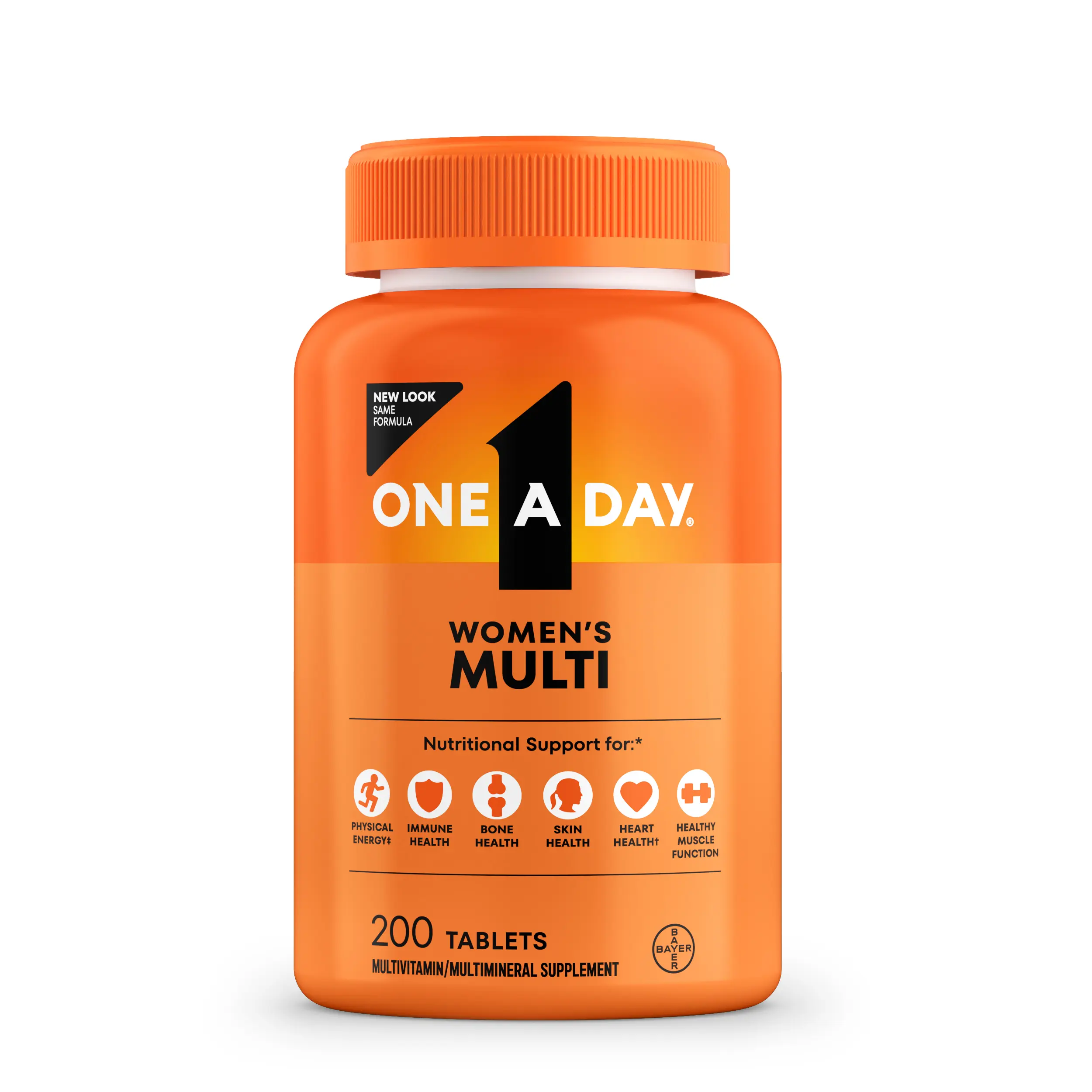 One A Day Women's Multivitamin Daily Health Support 200ct