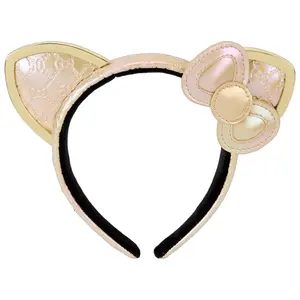 Sanrio 50th Anniversary Hello Kitty Metallic Gold Ear Headband