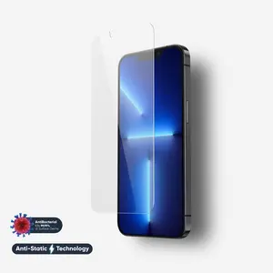 FLOLAB NanoAmour for iPhone 13 Screen Protector Anti-Dust (Most Case Friendly)