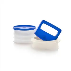 Tupperware Hamburger Press & Keepers Set Tupperware Hamburger Press & Keepers Set