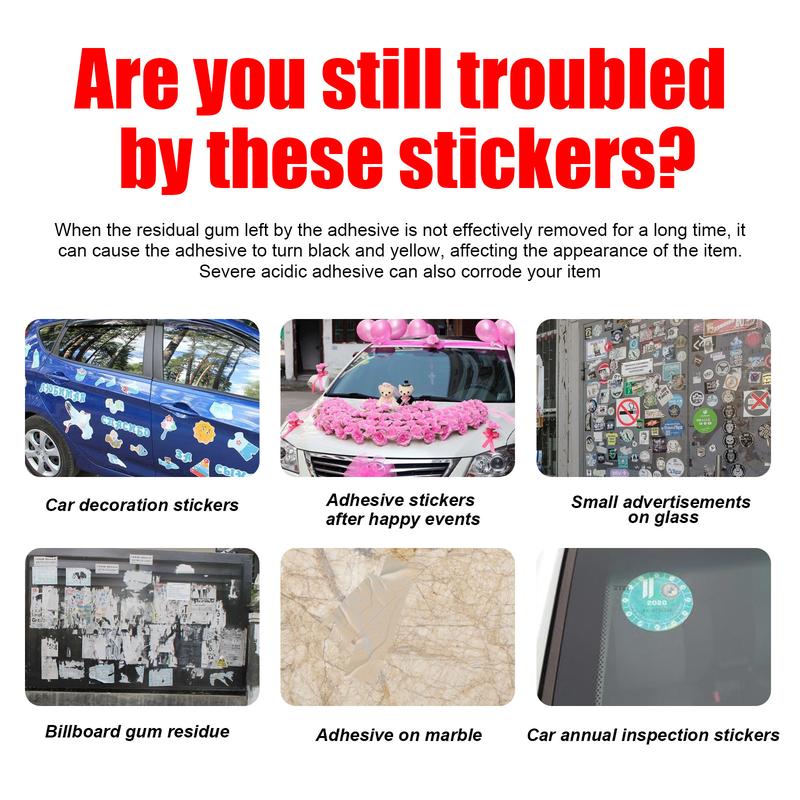 JAKEHOE Multi-Purpose Adhesive Remover | Removes Sticker, Tape & Double-Sided Glue Residue | Safe for Daily Car Use JAKEHOE Multi-Purpose Adhesive Remover | Removes Sticker, Tape & Double-Sided Glue Residue | Safe for Daily Car Use