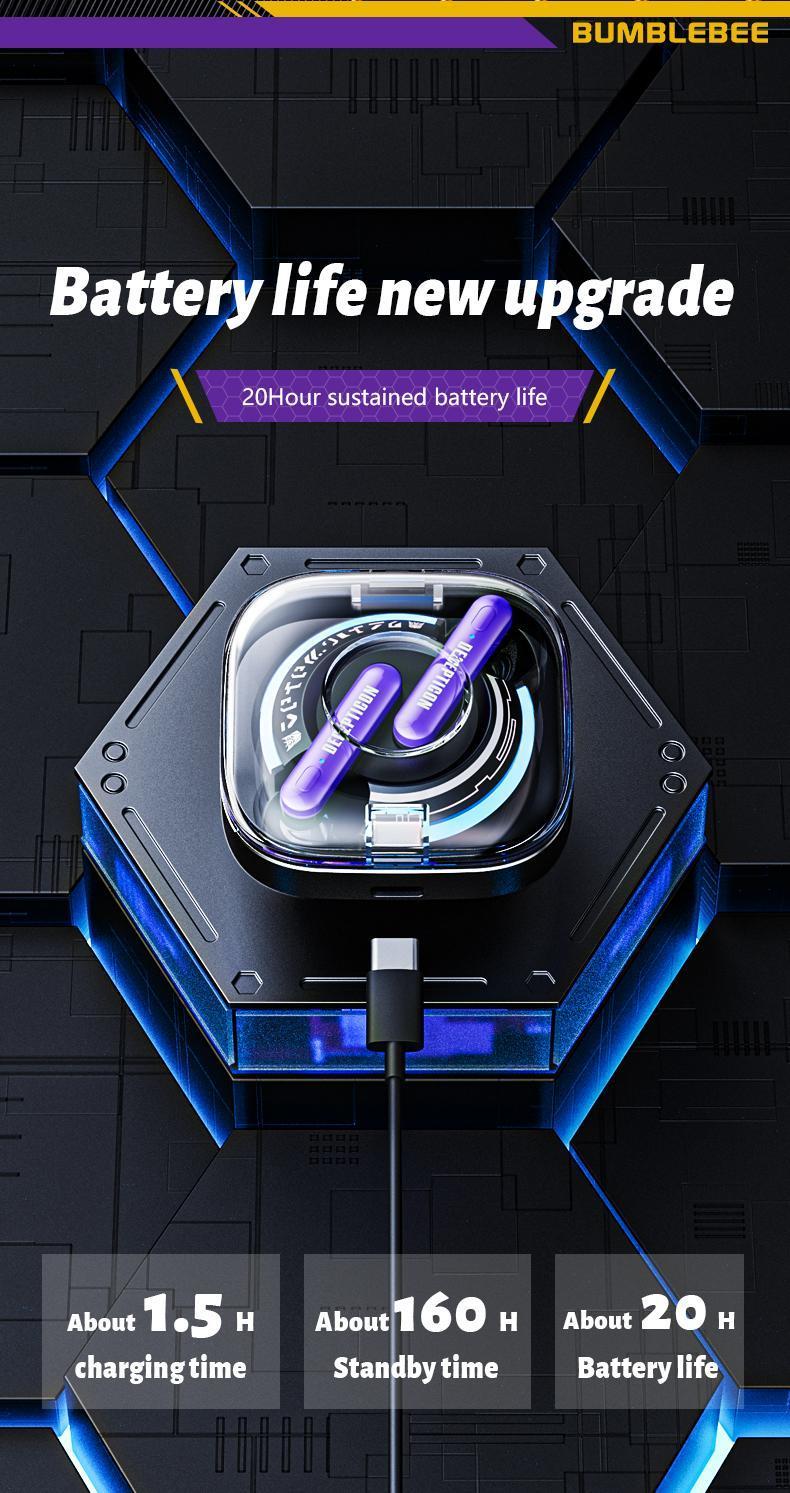 2023 New Legit Transformers TF-T03 Buletooth Earphone Compatible for All Kinds of Mobilephone