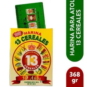 2 cajas de -13 cereales bebida de harina- 368 gr. C/u