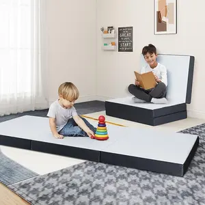 Folding Mattress, 4 Inch Trifold Mattress, Twin Size Folding Mattress for Indoors, RV/Camper Van, Travel, Camping, Guest Room-Breathable Cover & Non-Slip Bottom Tri-Fold Memory Foam Mattress, 4 inch Twin Folding Mattress with Washable Cover, Foldable Matt