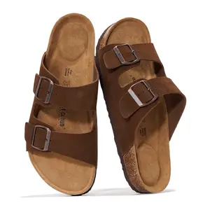 Project Cloud Men's Genuine Leather Sandals | Casual Summer Walking Footwear | Memory Foam | Lightweight Non-Slip – Heritage