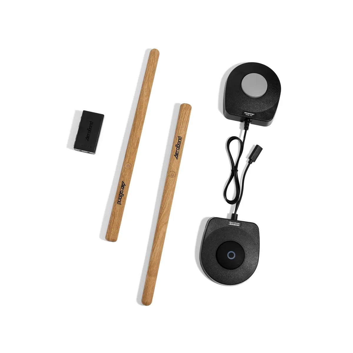 AeroBand PocketDrum2Max Compact Pocket Electronic Drums Set - Electric Air Sticks, Pedals, Bluetooth Drum Sync, USB MIDI Function, Music Percussion Instrument for Adults,Backtoschool Gift Option, Gifts For Boyfriend