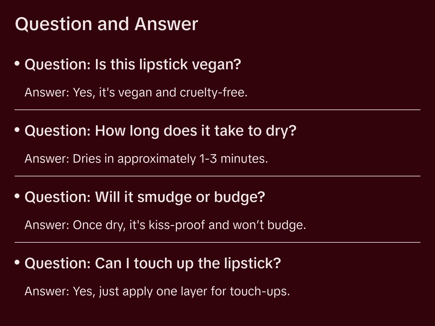 ABYSS Liquid to Matte Lipstick