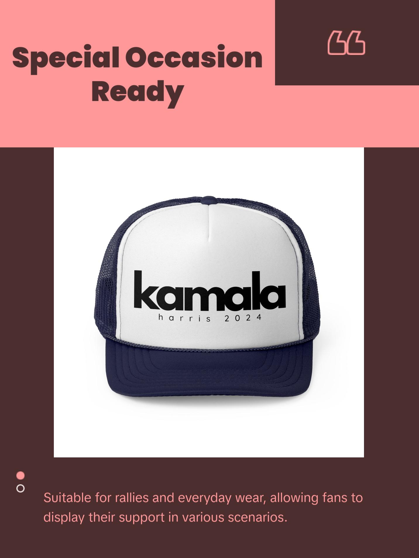 Kamala Harris Trucker Hat - Harris 2024 Hat