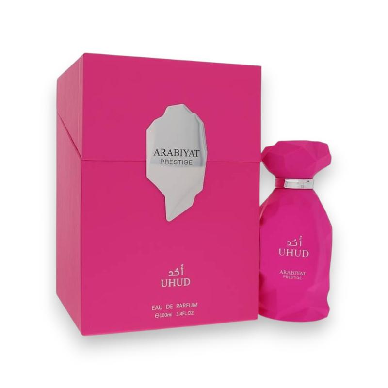 Arabiyat Prestige | Uhud | Eau De Parfum | Unisex fragrance | 100 ML - 3.4 oz | Aromatic Floral | Caramel - Honey & Vanilla Notes
