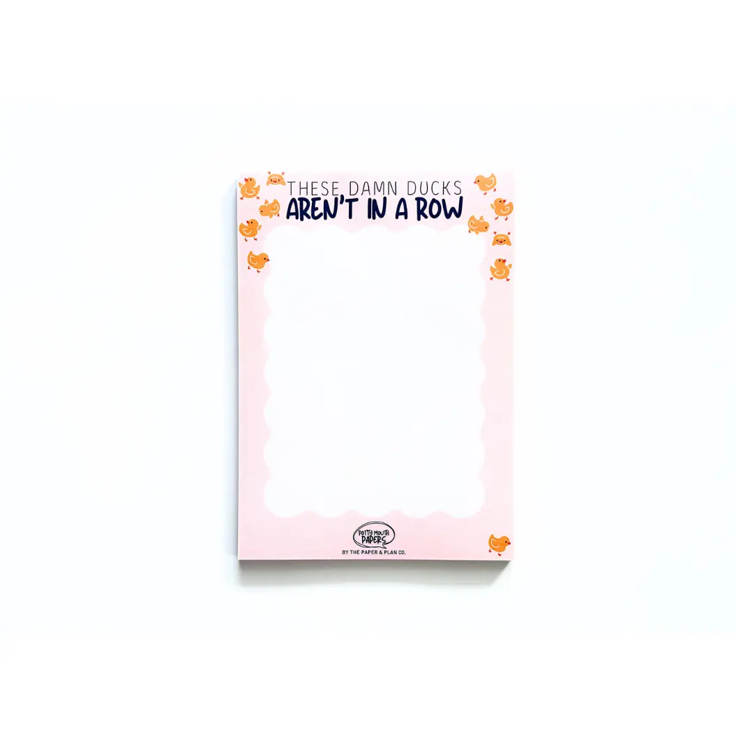 These D*mn Ducks Notepad These D*mn Ducks Notepad