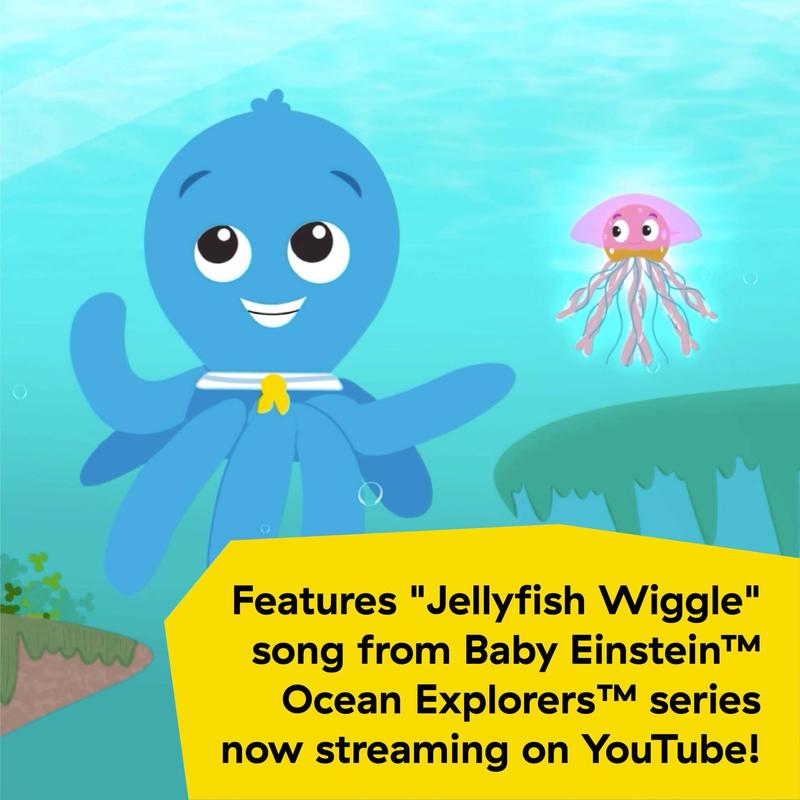 BABY EINSTEIN Baby Einstein Go Opus Go 4-in-1 Crawl & Chase Pal - Interactive Sensory Toy for Infants with 4 Modes of Learning and Fun