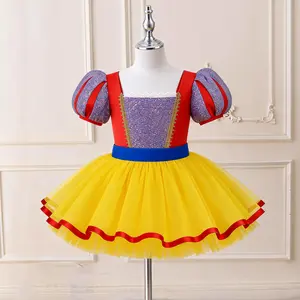 Girls Princess Tutu Dress Sparkly Ruffle Party Dress Ballet costume