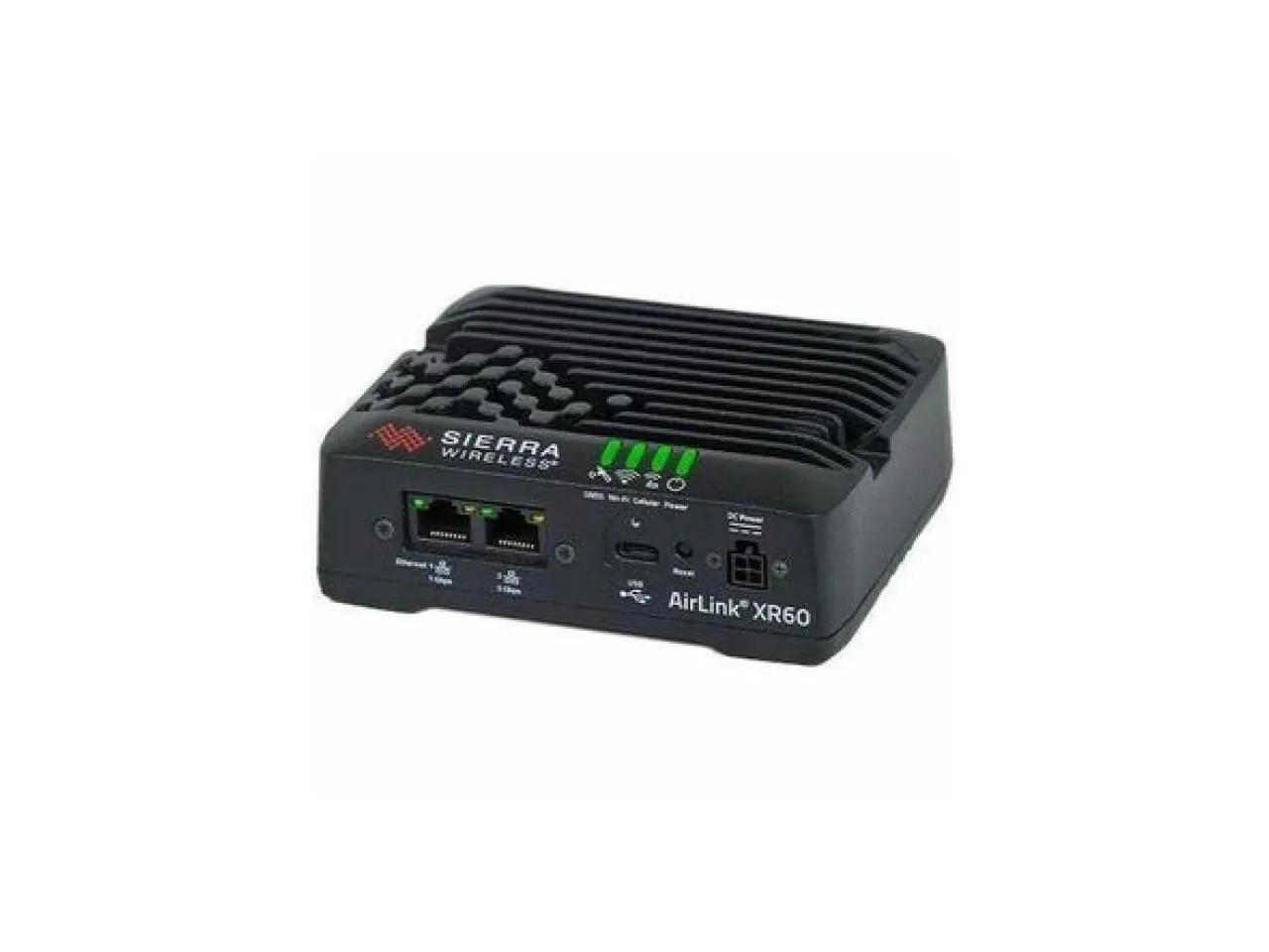 Sierra Wireless AirLink XR60 2 SIM Cellular, Ethernet Modem/Wireless Router - 5G - LTE, HSPA+ - 150 MB/s Wireless Speed - USB - Gigabit Ethernet - VPN Supported - DIN Rail Mountable