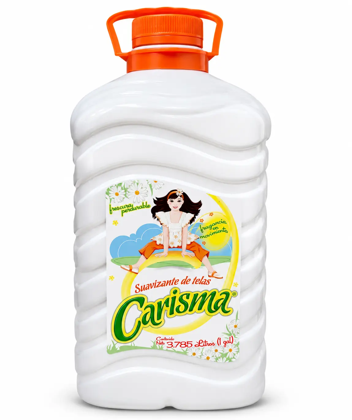 Carisma Fabric Softener Liquid - Floral Fresh Scent, Eliminates Tough Odors - Safe for All Fabrics & Washers, Long-Lasting Softness (1 Gallon)