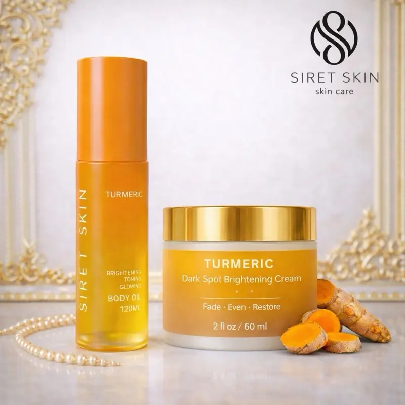 Turmeric Dark Spot Brightening Cream + Glow Body Oil