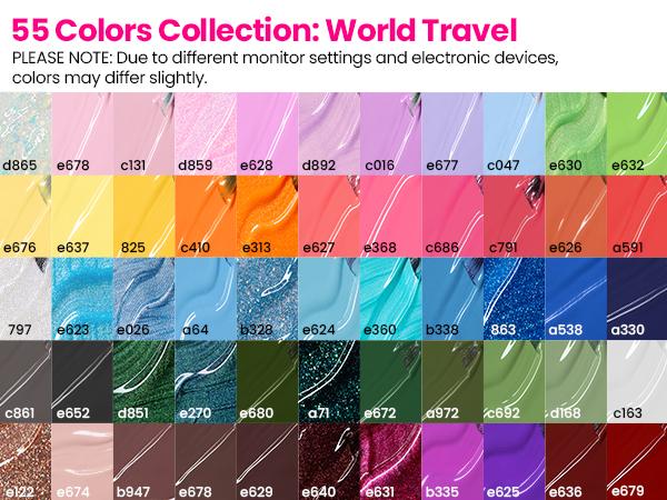 Beetles Gel Nail Polish Kit with U V Light Gel Polish Nail Set with Diamond Decorations & Nail Art Stickers and Manicure Tools Soak Off All Season Gel Nail Kit Cutics DIY Gift for Women Salon Glossy