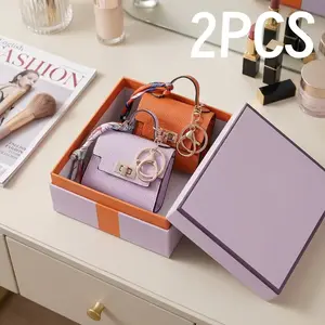 2pcs Mini Bag Charm Set ,Waterproof material = ideal for travel, outdoor adventures, and storage