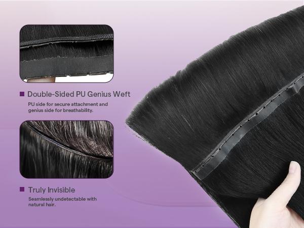 LaaVoo Butterfly Weft Hair Extensions Real Human Hair Hole Weft Invisible Genius Weft OVO Weft TikTokShopHolidayHaul 100 grams and 50 grams Christmas Gift SpringStatements LaaVoo Butterfly Weft Hair Extensions Real Human Hair Hole Weft Invisible Genius Weft OVO Weft TikTokShopHolidayHaul 100 grams and 50 grams Christmas Gift SpringStatements