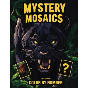Mystery Mosaics – Wildlife Edition: Color by Number for Teens & Adults: Color the Wild Side - Pixel by Pixel , What Animal Will You Discove
